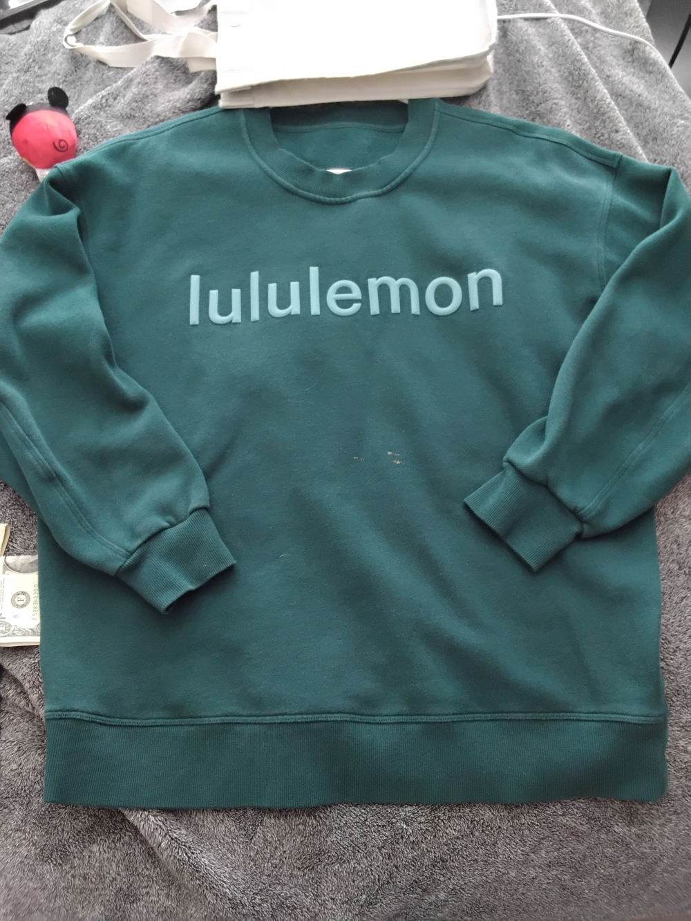 Lululemon Men's Crewneck Sweatshirt in Teal